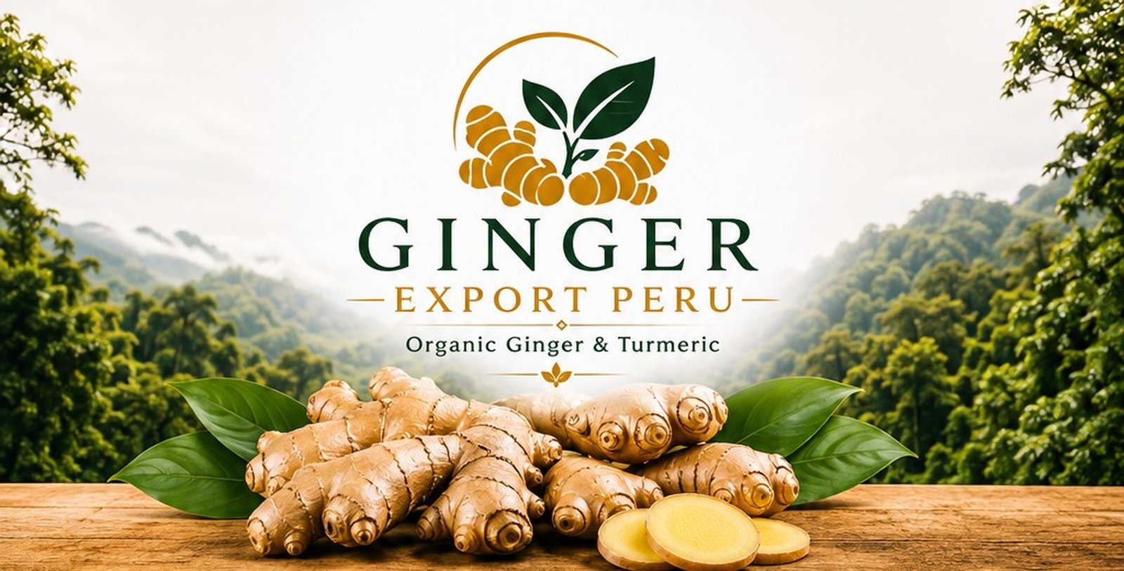 Organic ginger harvest, Peruvian jungle